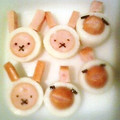 ナヤト's cooksnap of when they made ちくわとﾎﾟｰｸﾋﾞｯﾂで～動物さん♪.