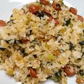 はぴぬこ's cooksnap of when they made 絶対旨。大根葉でガーリック炒飯！.