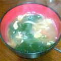 あみたmama's cooksnap of when they made かに風味　塩麹のほうれん草卵スープ.