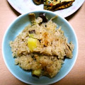 yuries's cooksnap of when they made さつまいもときのこ☆秋の炊き込みご飯.