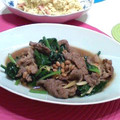 natoline's cooksnap of when they made 牛肉、ほうれん草、納豆のさっと煮.
