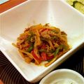 uri1109's cooksnap of when they made 豚肉でチンジャオロース風.