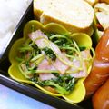 pyonpoco's cooksnap of when they made 豆苗とベーコンの炒め物.