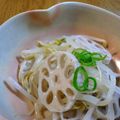 おぶうさま's cooksnap of when they made レンジで簡単♪もやしとレンコンのサラダ.