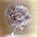 tamapo's cooksnap of when they made 大根とシーチキンのマヨポン和え.