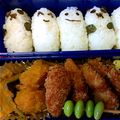 めろんちーず's cooksnap of when they made パンダ 俵ネコ 弁当(*^^*)キャラ弁.