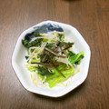 kusu-kusu's cooksnap of when they made もやしと小松菜の簡単ごま和え.