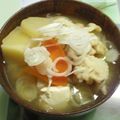 ジャスフォー's cooksnap of when they made 簡単和食♡具だくさんのおいしいとん汁♡.