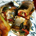 nnllxlchan's cooksnap of when they made さんまの梅しそ焼き.