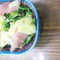 tebocco's cooksnap of when they made 初めての豆苗で炒め物。。。.