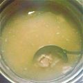 himeღ's cooksnap of when they made 濃厚〜クリーミ〜♡白子のみそ汁〜♡.