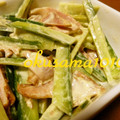 おくさま1010's cooksnap of when they made ✿焼豚ときゅうりのマヨ醤油和え✿.