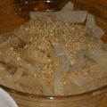 ノンまま's cooksnap of when they made 大根のごまにんにく炒め煮.