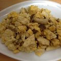 Miiiii220's cooksnap of when they made きのこと豆腐の卵炒め.