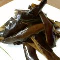 ソネチコ's cooksnap of when they made 茄子の皮のきんぴらにんにく風味.