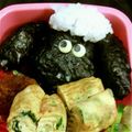 momokoto's cooksnap of when they made ひつじのショーン(キャラ弁）.