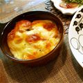 nobara's cooksnap of when they made 山芋の明太（タラコ）グラタン.