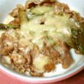 えつエツ's cooksnap of when they made ✿豚肉＆アスパラ炒めのチーズ焼き✿.