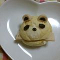 komutatata's cooksnap of when they made キャラ弁に☆簡単パンダパン.