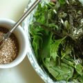 myukitty's cooksnap of when they made 水菜だけ！シャキシャキ胡麻和え.