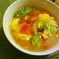 チコピサロ's cooksnap of when they made トマトとレタスのコンソメスープ.