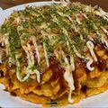 猫太朗さん's cooksnap of when they made 簡単☆小麦粉とほんだしのお好み焼き.