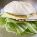 ぽんずー's cooksnap of when they made 肉まんの進化系！肉まんバーガー♡.