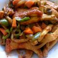 norIrty's cooksnap of when they made 厚揚げと野菜の中濃ソース+ケチャップ煮.