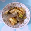チヒナコ's cooksnap of when they made キャベツと蒟蒻の塩麹キムチ炒め☆.