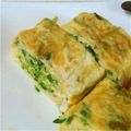 Puarani1's cooksnap of when they made 豆苗の玉子焼き.