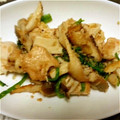 真祐華's cooksnap of when they made 鶏むね肉とほうれん草ときのこのパン粉炒め.