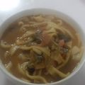 ミンレモ's cooksnap of when they made お子様の主食になる味噌汁うどん.