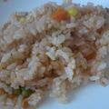 地鶏の町の子's cooksnap of when they made 炊飯器で簡単♪チキンライス.