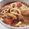 なやめるHANA's cooksnap of when they made 残ったカレーで簡単☆カレーうどん.