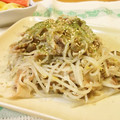 まんまるらあて's cooksnap of when they made 豚肉＊もやし＊きのこの塩麹重ね蒸し.