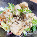 y358t's cooksnap of when they made 柚子胡椒の香り♡鶏胸肉の塩昆布マヨソース.