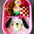 さくらごはん。's cooksnap of when they made ＊キャラ弁＊　簡単★ドアップわんちゃん♪.