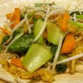 ともんべさん's cooksnap of when they made チンゲン菜もやし油揚げ酒風味塩胡椒炒め.