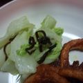 himadek's cooksnap of when they made 白菜の塩昆布和え.