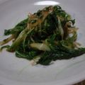 himadek's cooksnap of when they made ピリリ☆水菜と生姜の炒め物.