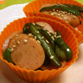 ブー吉's cooksnap of when they made 簡単☆いんげんとお魚ソーセージの炒め物.