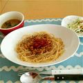 ともゆずちゃん's cooksnap of when they made あたしの鉄板♪納豆スパゲティー.