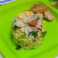 あさみえ's cooksnap of when they made ランチに♪　小松菜チャーハン.