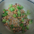ろんびえん's cooksnap of when they made 夏の朝定番！ゴーヤの辛し納豆和え.