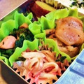 馬堀海岸's cooksnap of when they made お弁当に♪かにかまのオイマヨ和え.