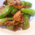 momoco's cooksnap of when they made しし唐と舞茸の炒めたの.