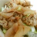 ライダーチョビン's cooksnap of when they made すき家風 牛丼ライト (豚ですけどね~).