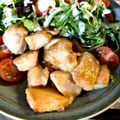 ぽっぽ♫'s cooksnap of when they made 鶏むね肉のガーリックマヨチキン.