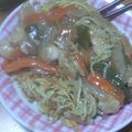 こぶた＾・＠・＾'s cooksnap of when they made 普通のゆで麺で作る！あんかけかた焼きそば.