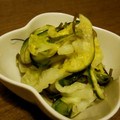 にしょ。's cooksnap of when they made 白菜･きゅうり･すだちの簡単漬け物.
